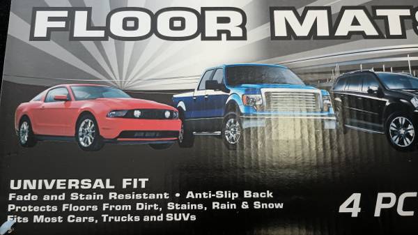 AUTOMOTIVE FLOOR MATS (NEW) 1
