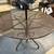 Metal dining patio table with umbrella 4 thumbnail