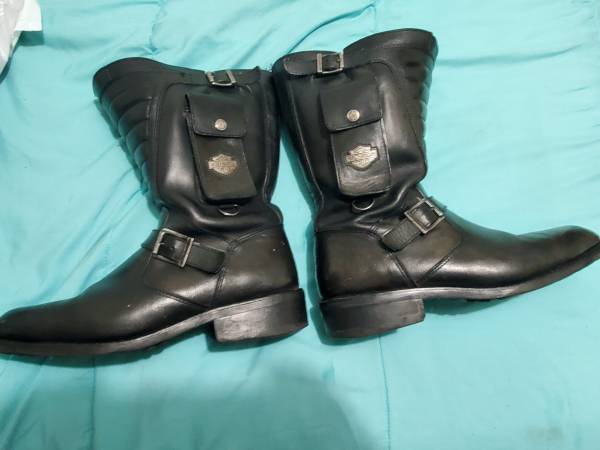 Harley davidson boots well used 1