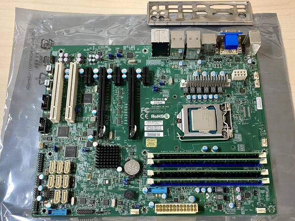 Supermicro X10SAE Server Motherboard Xeon E3-1275v3 32GB ECC Memory 1