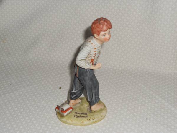 NORMAN ROCKWELL "REDHEAD" FIGURINE 1