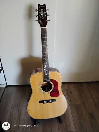 Washburn acoustic D95 LTD guitar - musical instruments - by