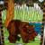 Stained Glass mom Bear and cubs window panel 32" x 26" 1 thumbnail