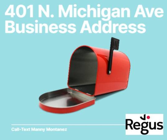 $65 Dirección comercial DISPONIBLE en Michigan Ave. ¡Llame/Envíe un mensaje de texto para obtener más información! (Chicago)64150344106753120