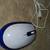 Wired USB White Blue Oversized Mouse 2 thumbnail