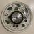 vintage 60s Ceramic Painted Floral Wall Clock Mid Century Modern MCM 1 thumbnail