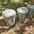 Three 31 Gallon Galvanized Steel Trash Cans 3 thumbnail