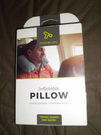 Travelon Inflatable Pillow, NEW 1