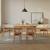 Article Heidi 48" - 67.75" Extendable Round Dining Table - White Oak 10 thumbnail