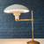 Mid-Century Adjustable Brass Saucer Style Desk Lamp by Dazor, c.1950’s 2 thumbnail