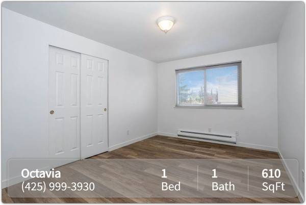 $1,495 / 1br - 610ft2 - ¡Nos ajustamos a tu estilo de vida! 1 dormitorio, 1 baño! (Shoreline)63934420051587120