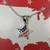 NEW Red, White & Blue Silver STAR Necklace 1 thumbnail