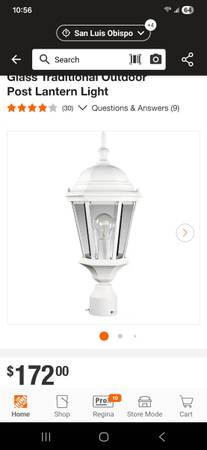 Outdoor Post Lantern Light - New 1