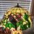 Tiffany Style Stained Glass Lamp Birds & Flowers 5 thumbnail