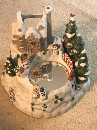 PartyLite Christmas Snowbell Candle Holder 1