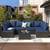 7 Piece Outdoor Wicker Patio Sectional ☀️ Brand New 1 thumbnail