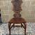20th century renaisance style oak side chairs 9 thumbnail