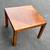Vintage Lane Mid-Century Modern Parsons style square walnut side table 1 thumbnail