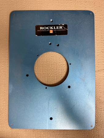 Rockler PRO Anodized Aluminum Router Plate for woodworking 1