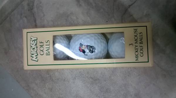 Golf Balls  Mickey Mouse 1