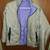 XS Wild Things reversible Primaloft Jacket Grey & Purple made in USA 1 thumbnail