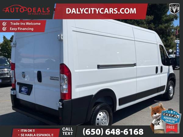 2023 Ram ProMaster Cargo Van 2500 High Roof Van 3D 3 D 3-D - $32,999 (Auto Deals)63496338803073123