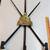 Antique Swedish 3 Crossed Bayonets Candle Holder. 1890s 4 thumbnail