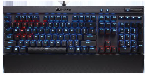 CORSAIR K70 RGB Rapidfire Cherry MX Speed Mechanical Gaming Keyboard - $80 (Upland)63471081407745120