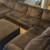 Sectional couch with ottoman 1 thumbnail