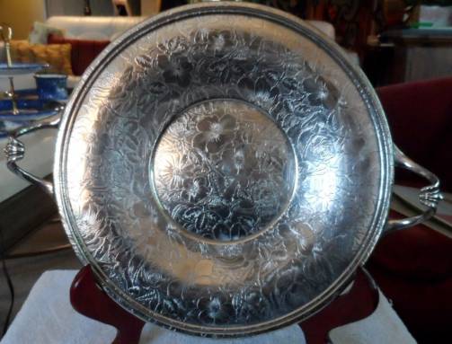Serving Tray, Silver-plated Tapestry Brand 1