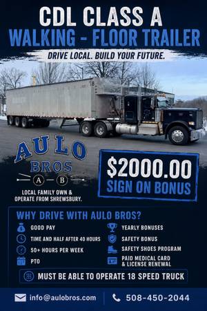 CDL Class A Drivers Wanted – Local Positions Available 1