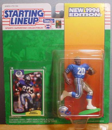 1994 Starting Lineup Barry Sanders sealed NIP Detroit Lions NFL HOF 1