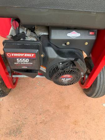 TROYBILT 5500 WATTS PORTABLE GENERATOR EXCELLENT RUNNING CONDITION - $44562973883546881122