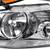 2004-2008 Ford F150 Headlights Assembly Chrome Housing Amber Reflector 2 thumbnail