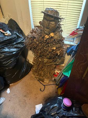 Massive African bakongo nkondi old collected in 1970s 1