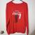Vintage Coca-Cola Sweatshirt Mens Large Red 1 thumbnail
