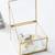 Small Gold Toned Glass Trinket Box 2 thumbnail