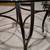 GLASS TOP IRON ROUND TABLE WITH 4 CHAIRS 11 thumbnail