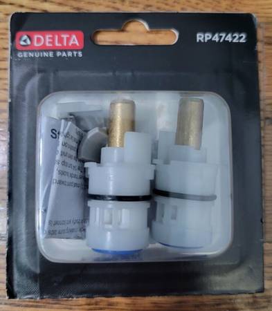 Delta Faucet Two Handle Ceramic Stem Replacement Cartridges RP47422 1