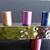 Modern Multicolored Metal Hanukkah Menorah with Candles 7 thumbnail