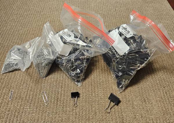 Paper Clips & Binder Clips 1
