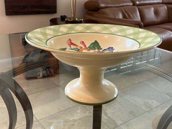 Lenox “Summer Greetings” Pedestal Compote Bowl 1