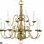 vintage Williamsburg light fixture chandelier 1 thumbnail
