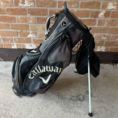 Callaway X Series Golf Stand Carry Bag Black BlueWhite 7 Way Dividers 1