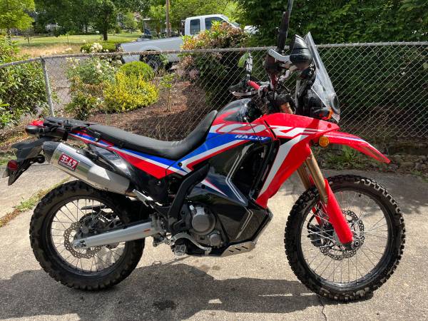 Low-mileage 2023 Honda CRF300L Rally – Tons of upgrades!