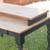 Refinished Solid Wood Farmhouse Table | Expandable with Leaf | Graphit 13 thumbnail