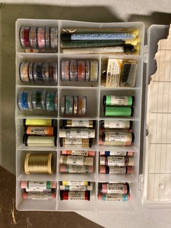 Cross Stitch Beads and Floss 1