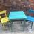 Colorful Solid Table and Chairs - DELIVERY AVAILABLE 3 thumbnail