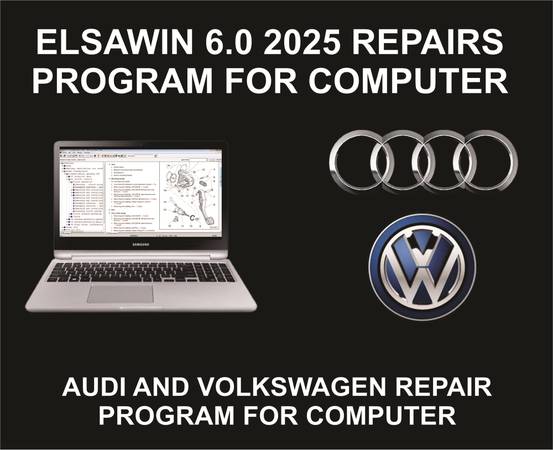 Elsawin 6.0, Audi And Volkswagen Diagnostics Program, For Computer Or 1