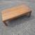 COFFEE TABLE VERY SOLID AND STURDY OAK $20 (CHEBOYGAN) 5 thumbnail